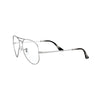 Óculos de Grau Ray-Ban Aviator Gaze RB6589 2538 59 - Silver