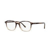 Óculos de Grau Ray-Ban Leonard 0RX5393 8107 47 Acetato Marrom Mesclado