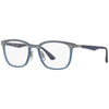 Óculos de Grau Ray-Ban RB7117 8019 52 - Azul / Prata