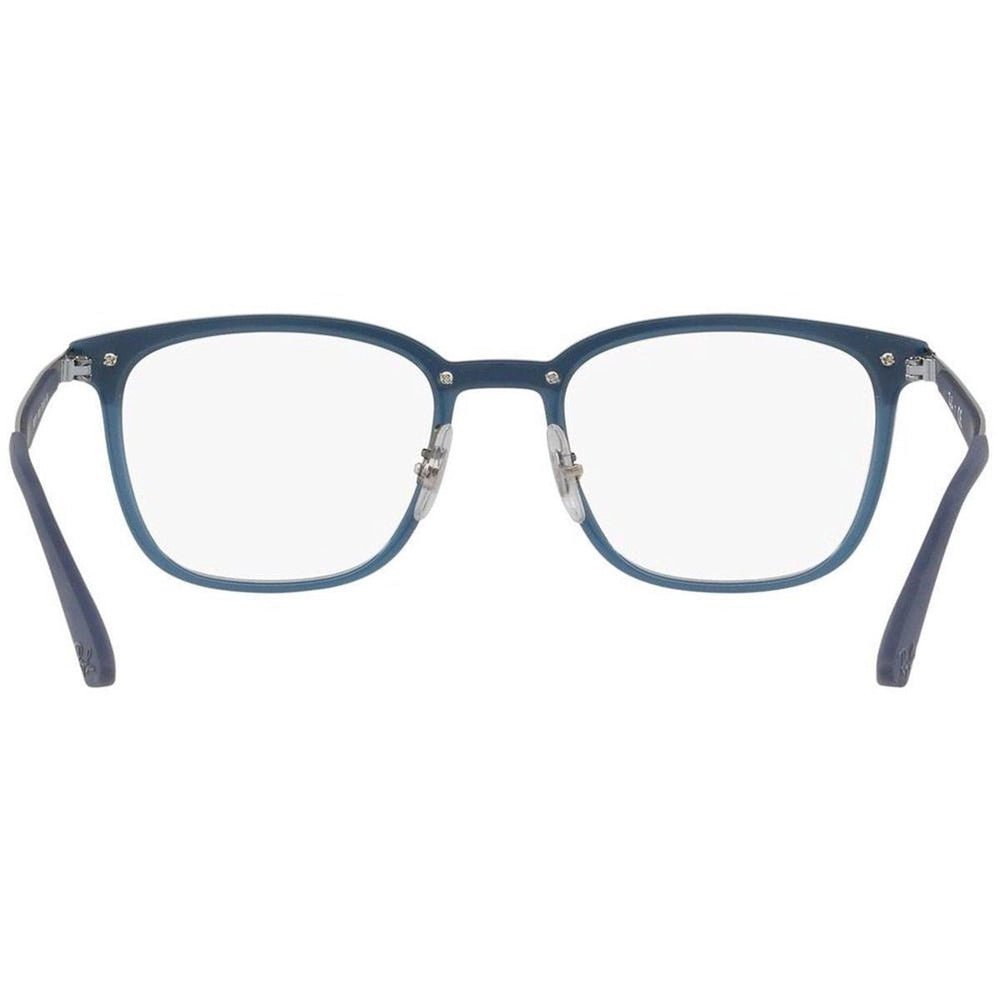 Óculos de Grau Ray-Ban RB7117 8019 52 - Azul / Prata