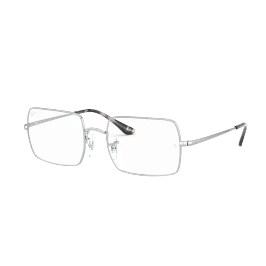 Óculos de Grau Ray Ban Retangular Rb1969v 2501 54 Prata Brilho - Ótica Vision Care