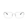 Óculos de Grau Ray Ban Retangular Rb1969v 2501 54 Prata Brilho