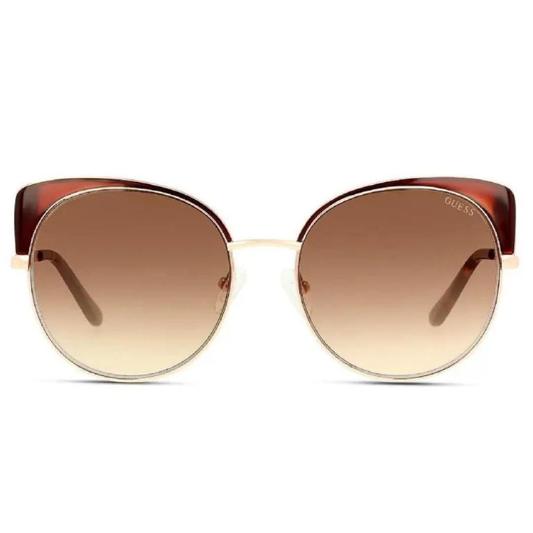 Óculos De Sol Guess Gu7599 Marrom - Ótica Vision Care
