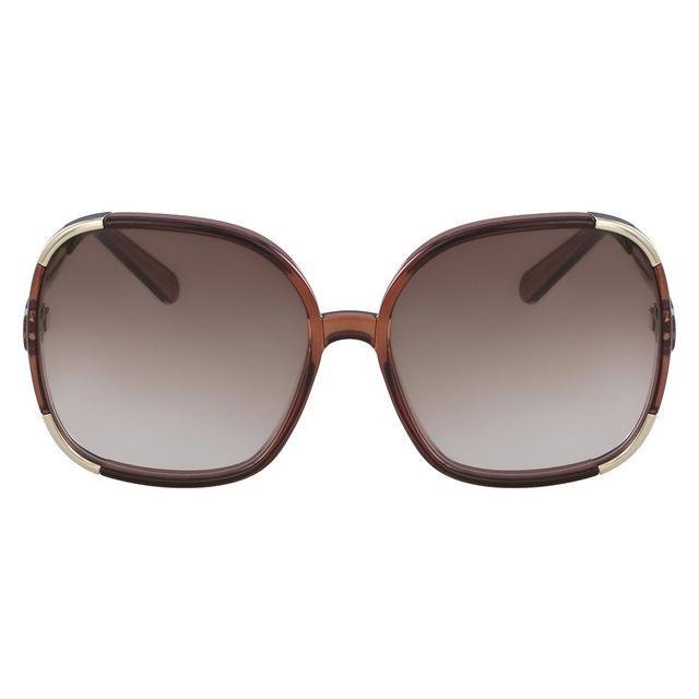 Óculos De Sol Injetado Chloé Myrte Ce719S - Marrom - Ótica Vision Care