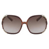 Óculos De Sol Injetado Chloé Myrte Ce719S - Marrom