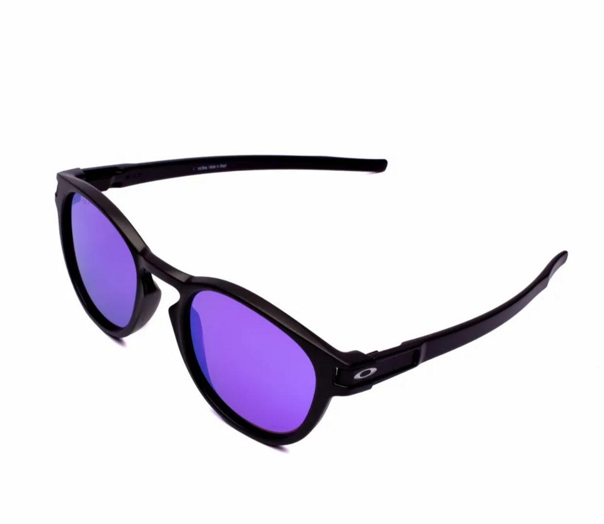 Óculos de Sol Oakley Latch oo9265l 55 53 Preto Lente Violeta Espelhada - Ótica Vision Care