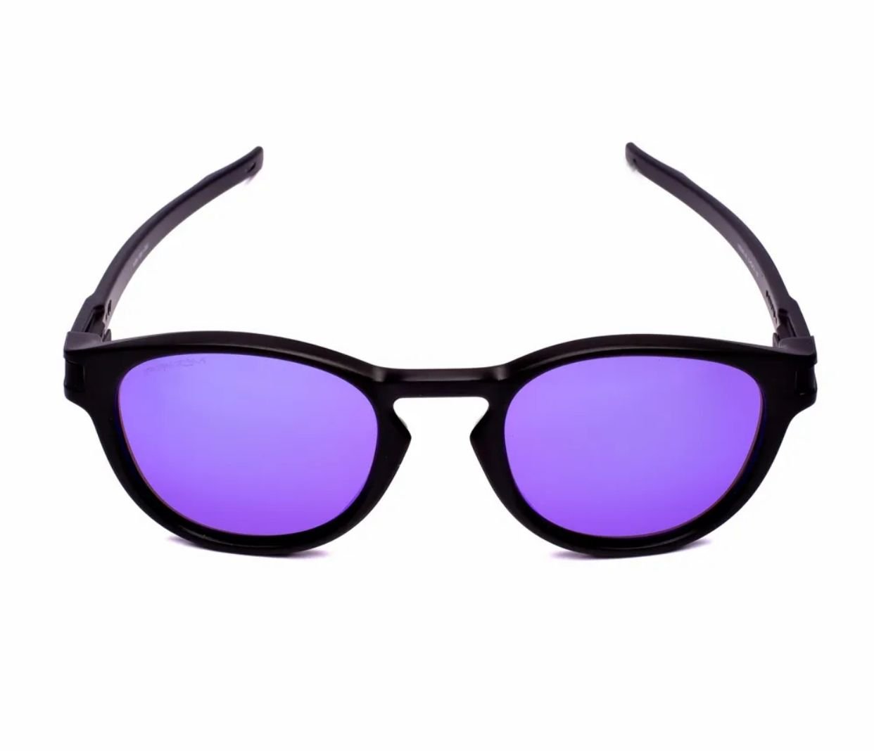Óculos de Sol Oakley Latch oo9265l 55 53 Preto Lente Violeta Espelhada - Ótica Vision Care