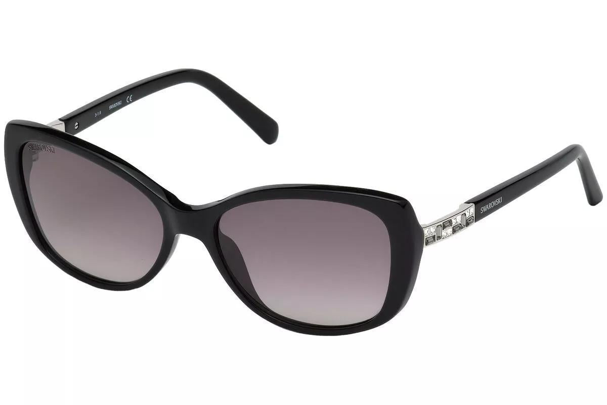 Óculos De Sol Swarovski Sw124 01B 56 - Ótica Vision Care