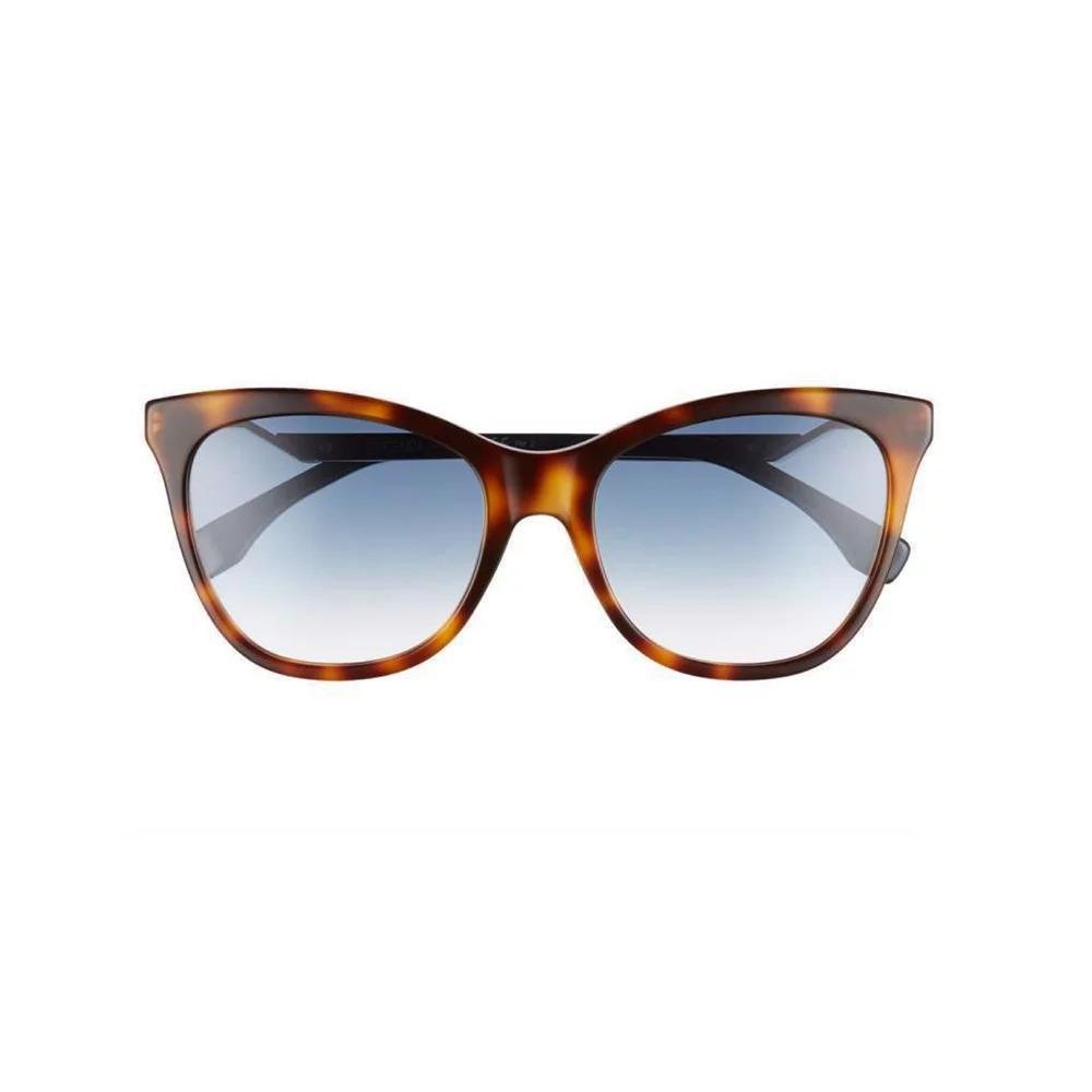 Óculos Fendi Cube Ff0200/S Ipr 08 55 +AC0 - Havana/Azul +AC0 - Ótica Vision Care
