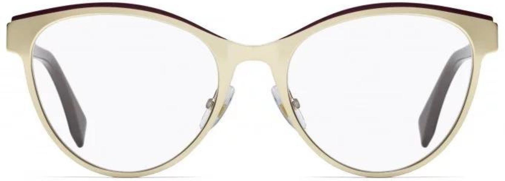 Óculos Fendi Ff0278 Vo1 53 +AC0 - Dourado/Vermelho +AC0 - 3 - Ótica Vision Care