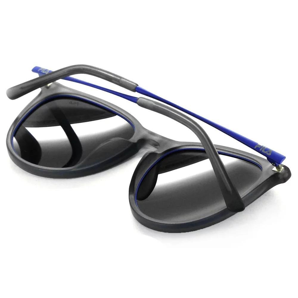Óculos Fila Sf9246 4G0P 53 +AC0 - Cinza/Azul Espelhado +AC0 - 3 - Ótica Vision Care