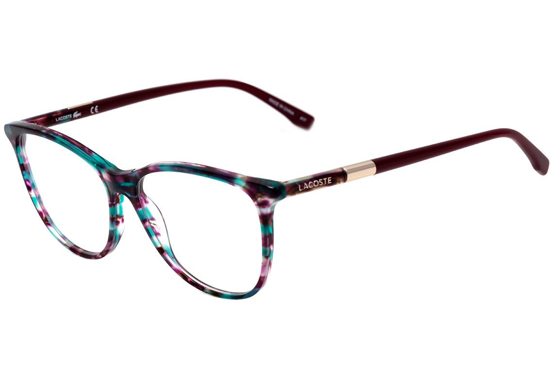 Óculos Grau Lacoste L 2822 444 Vinho Mesclado Brilho Lente - Ótica Vision Care