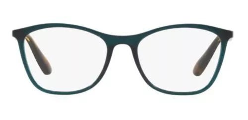 Óculos Grau Ray Ban Rb7157 5857 52 Verde Marrom