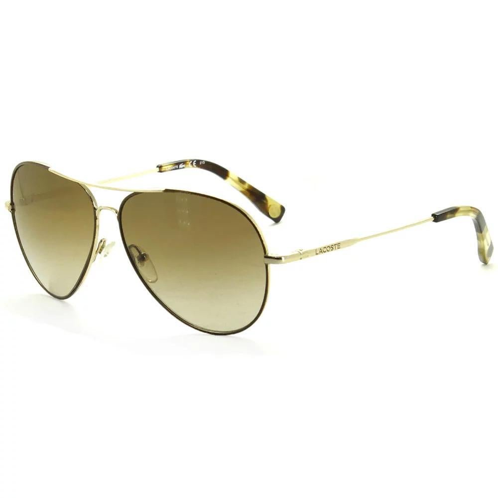 Óculos Lacoste L174S 714 58 Dourado/Marrom - Ótica Vision Care