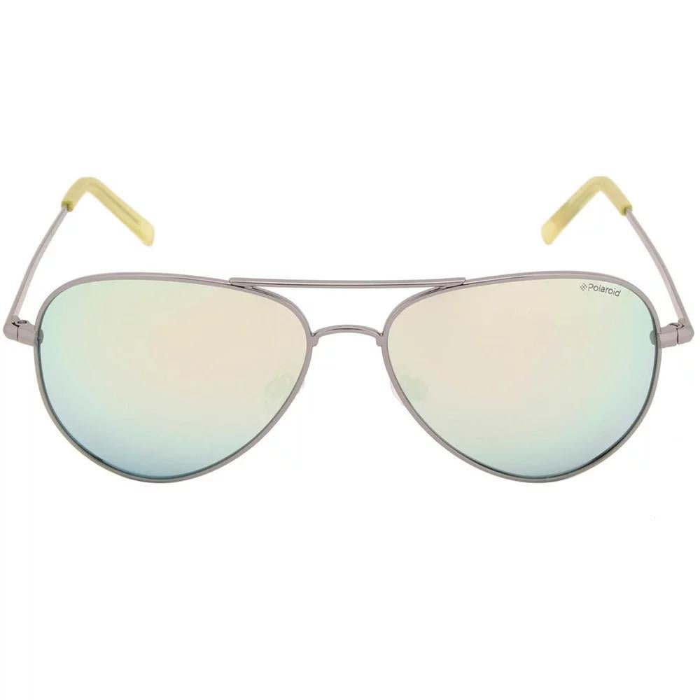 Óculos Polaroid Pld6012/N 6Lb Jb 56 Prata/Cinza Polarizado