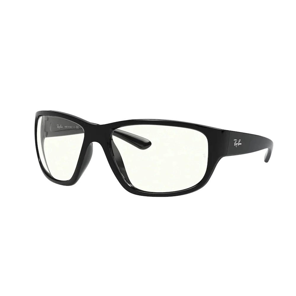 Óculos Solar Ray - Ban Rb4300 601/B5 63 Preto Brilho Lente Transparente - Ótica Vision Care