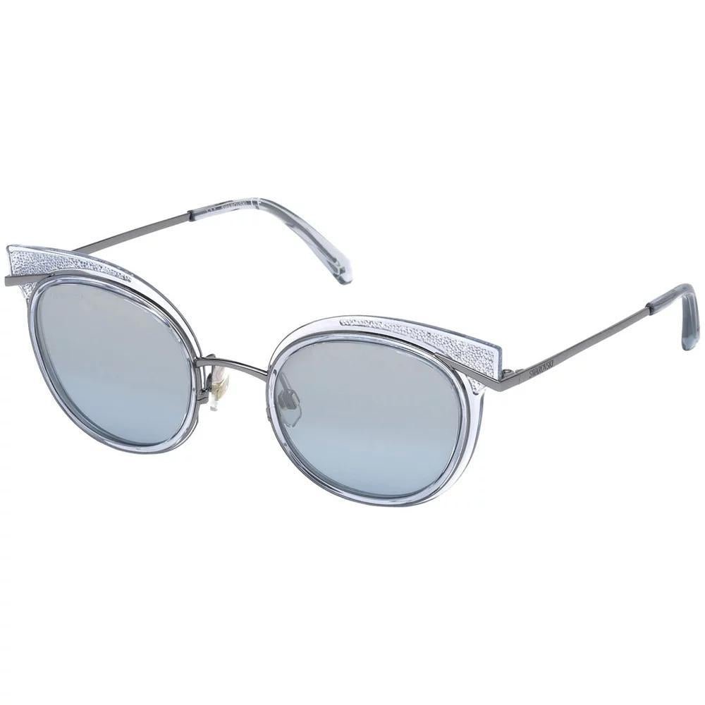 Óculos Swarovski Sk0169/S 84X 50 Prata Azul Claro - Ótica Vision Care