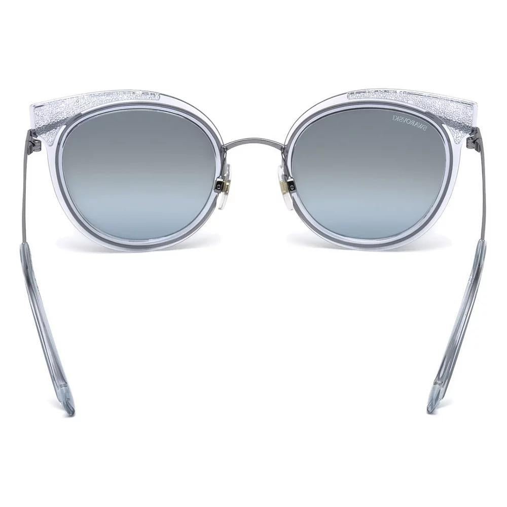 Óculos Swarovski Sk0169/S 84X 50 Prata Azul Claro - Ótica Vision Care